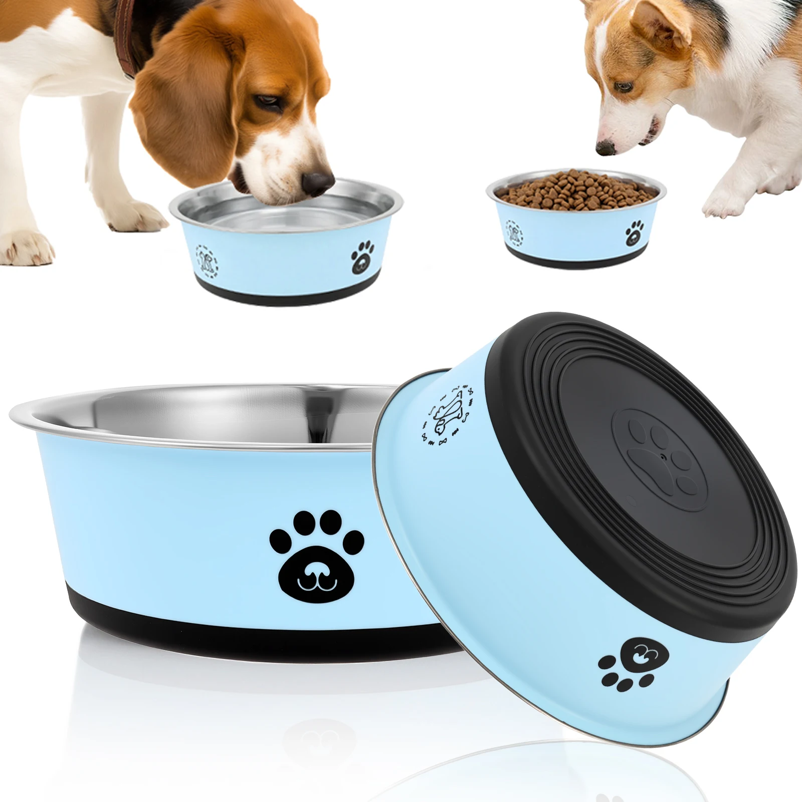 Baby Food Cat - Lot de 2 bols d'alimentation pour
