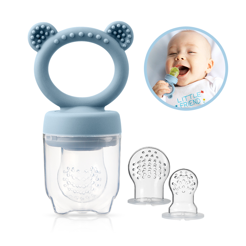 Baby Food Guide - Sucette en silicone en forme d'ours