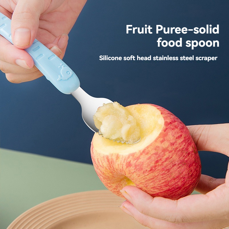 Baby Food Apple - Cuillère-râpeuse pour aliments pour bébés -