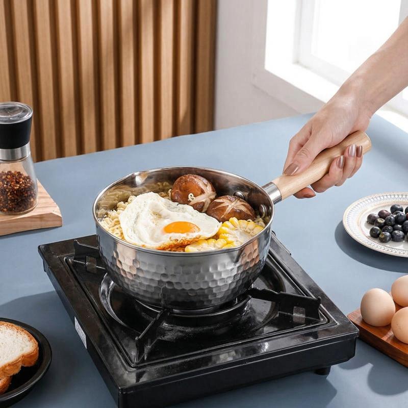 Baby Kitchen Food - Casserole à lait antiadhésive en acier
