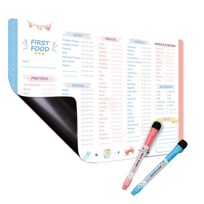 Baby Food Tracker - Liste de contrôle de suivi des