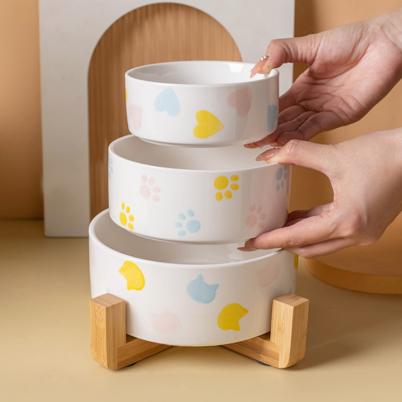 Baby Food Cat - Bol en céramique pour chien avec