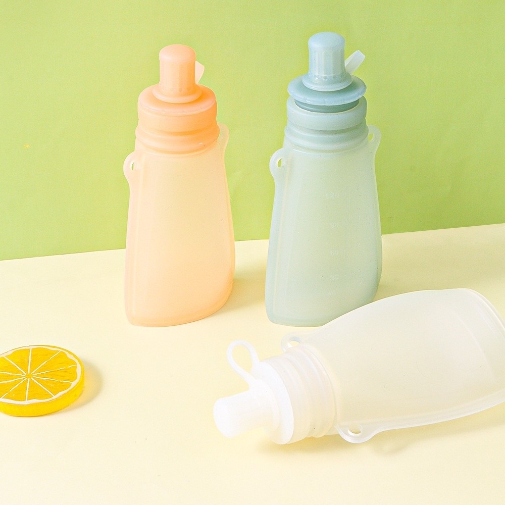 Baby Food Pouches Reusable - Pochette alimentaire sans BPA, étanche, design