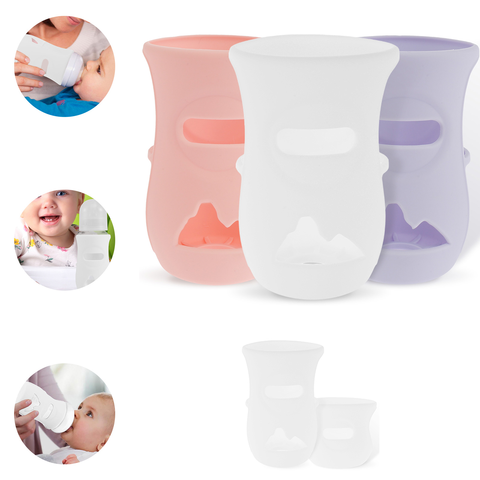Baby Food Packaging - Manchons en Silicone couvercle de biberon