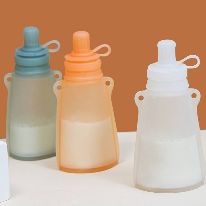 Baby Food Pouches Reusable - Sac de conservation portable pour lait