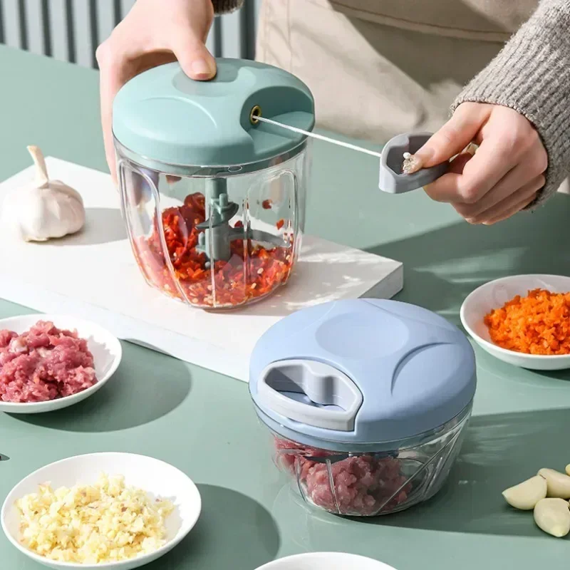 Baby Food Chopper - Broyeur manuel pour légumes et oignons,
