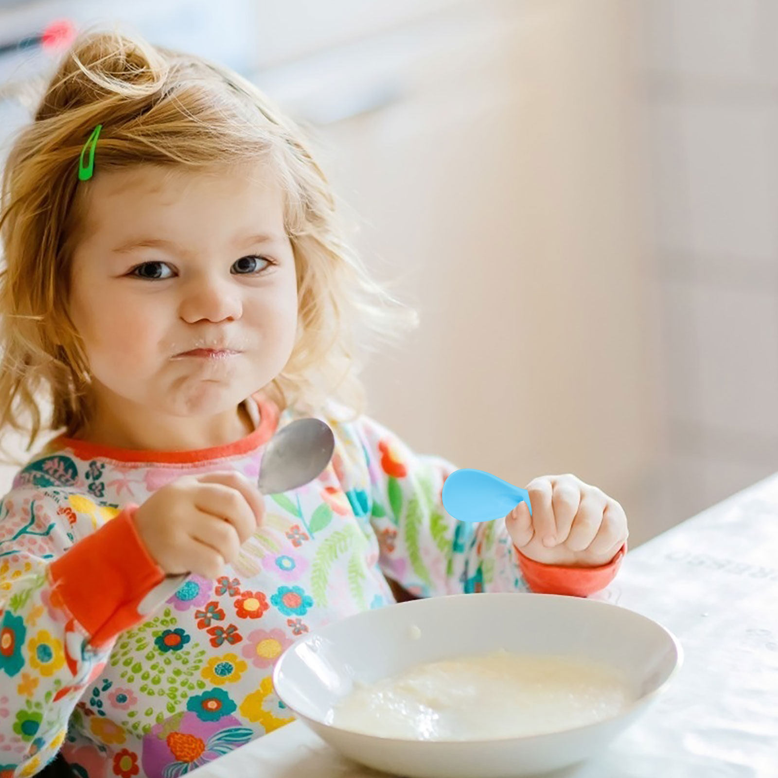 Baby Food Pouches Reusable - 4 pièces d'embouts de cuillère à