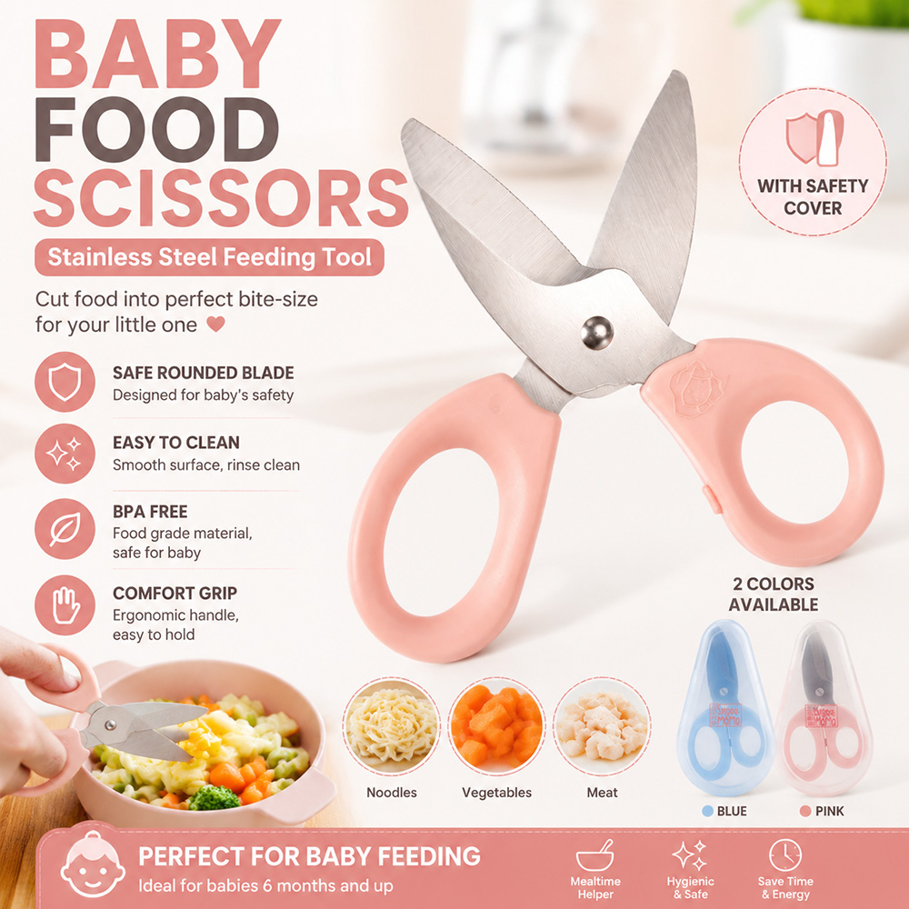 Baby Kitchen Food - Ciseaux pour aliments pour bébés en