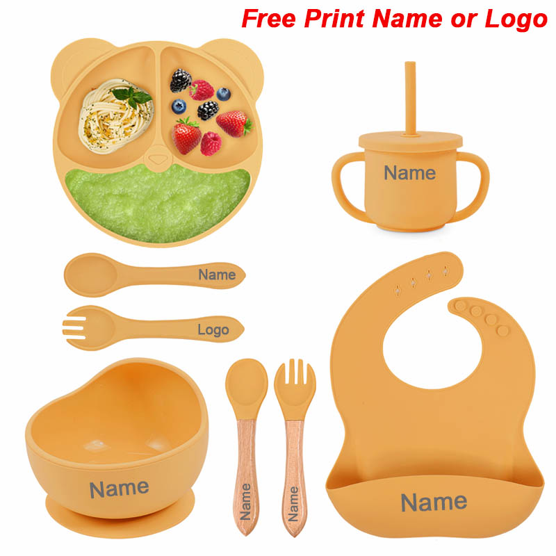 Baby Food Chopper - Ensemble d'alimentation en Silicone pour bébé,