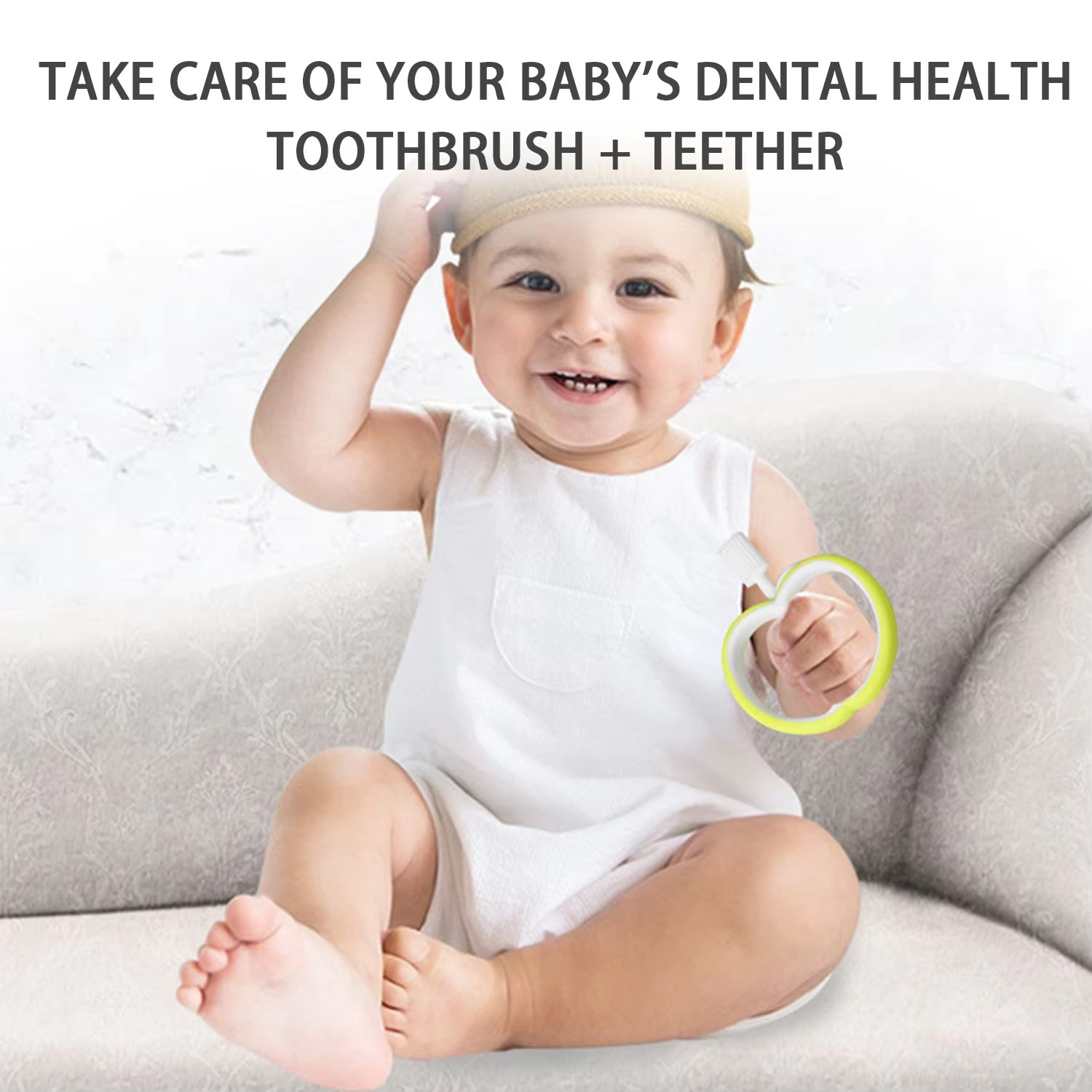 Jouet de dentition en silicone - Baby Food Apple avis et prix