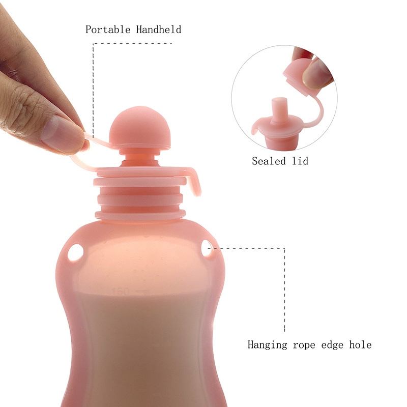 Sac de stockage de lait de 150 - Baby Food Pouches Reusable avis et prix