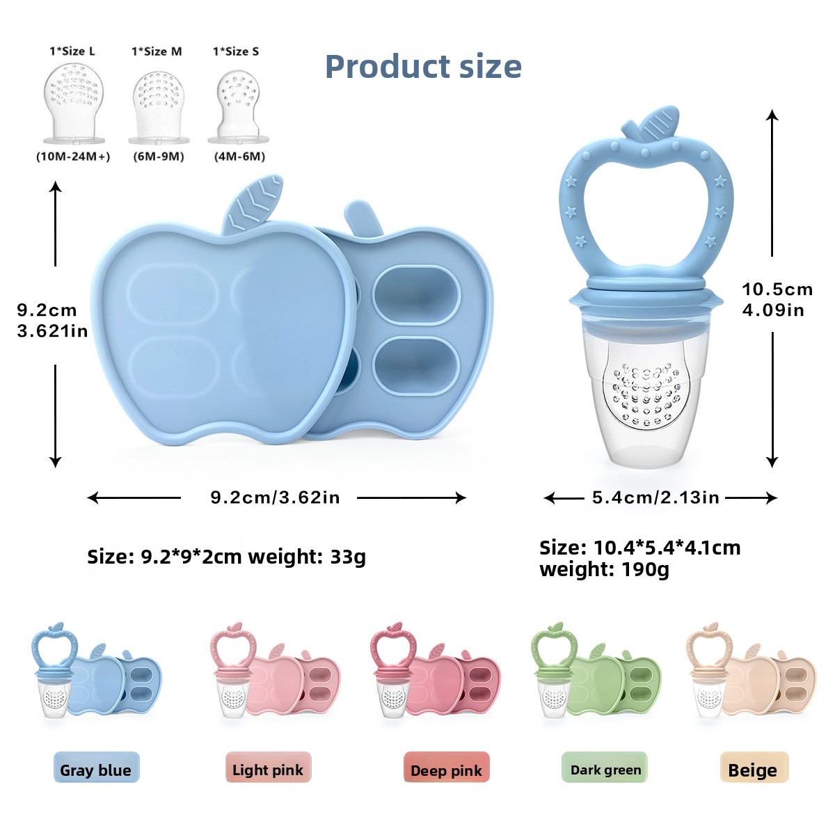 Nouveau Popsicle de dentition  - Baby Food Apple avis et prix