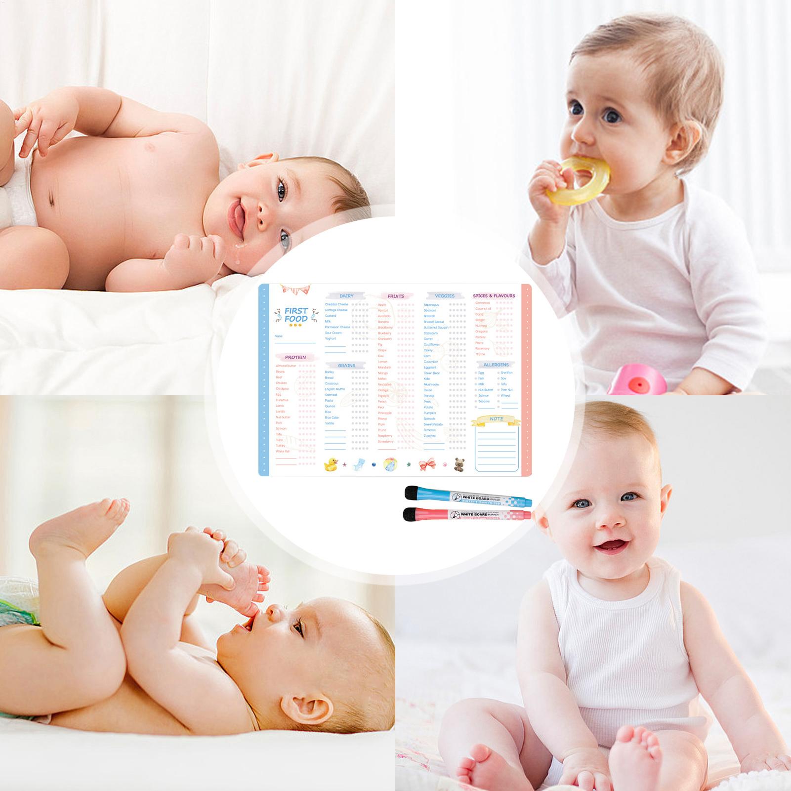 Tableau magnétique des premier - Baby Food Tracker avis et prix