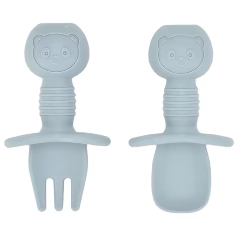 Cuillère fourchette en Silicon - Baby Food Guide avis et prix