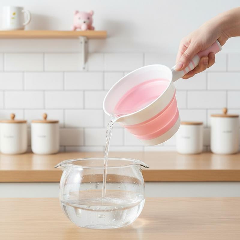 Louche à eau pliable en silico - Baby Kitchen Food avis et prix
