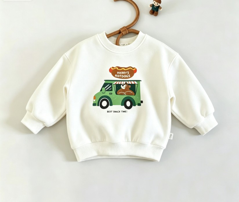 Sweat-shirt à col rond pour en - Baby Food Apple avis et prix