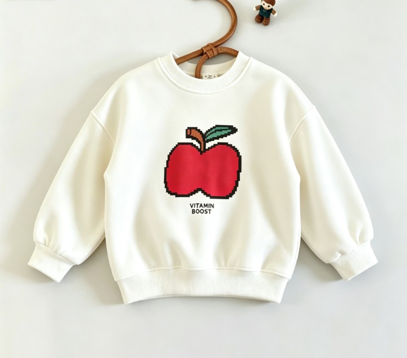 Sweat-shirt à col rond pour en - Baby Food Apple avis et prix